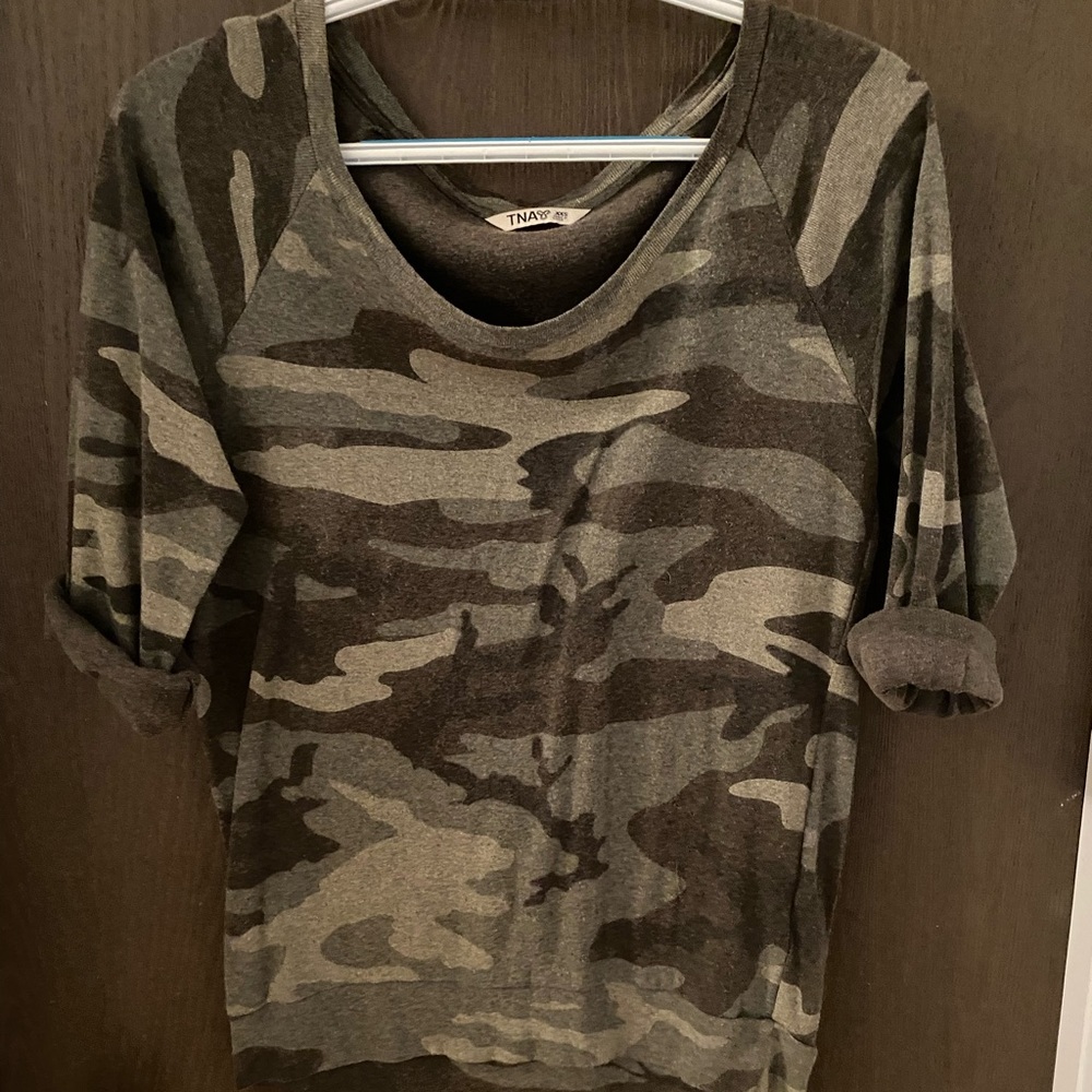 Green Camo TNA shirt